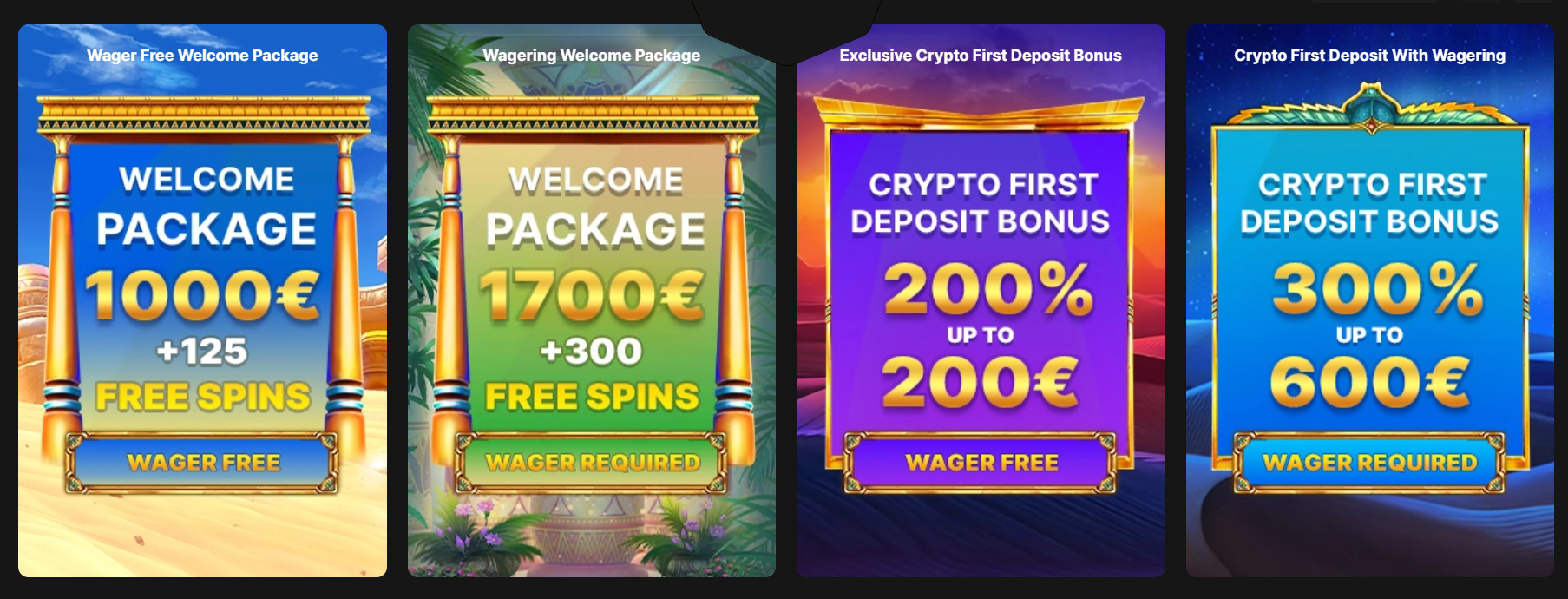 Horus Casino bonuses, free spins and promotions