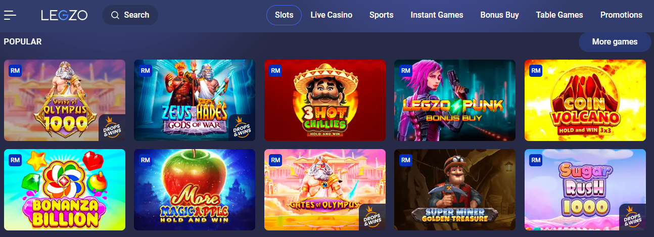 Legzo Casino Slots